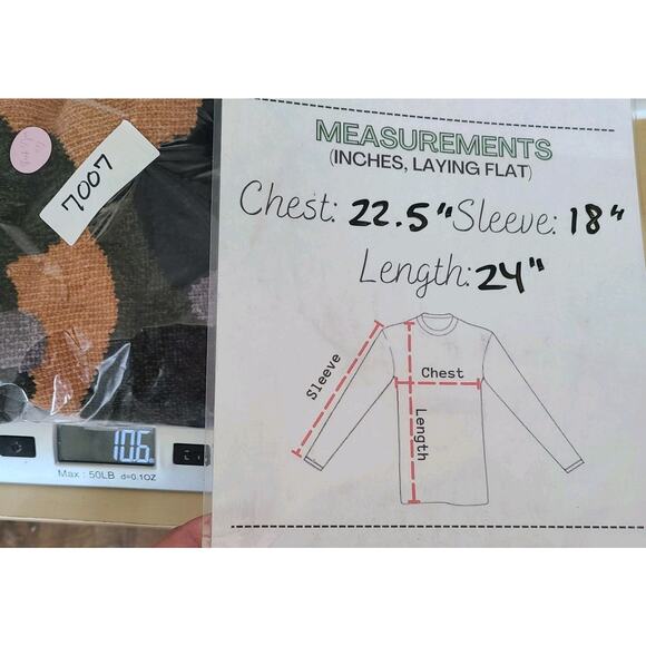 Lisa Todd Women's Camo Round Neck Sweater Size Large Chenille Soft Comfy NEW NWT - Picture 5 of 14